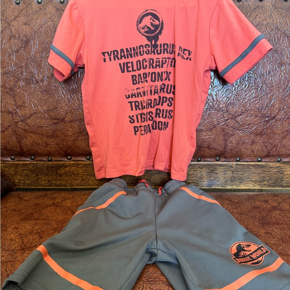 Boys Clothing Bundle - Jurassic Park, Mario Kart, Nike, Reebok (Sizes 4-5)